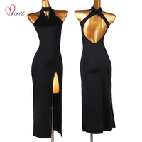 sexy latin dance dresses women dancing competition dress tango latino costume clothes customize d0856 backless