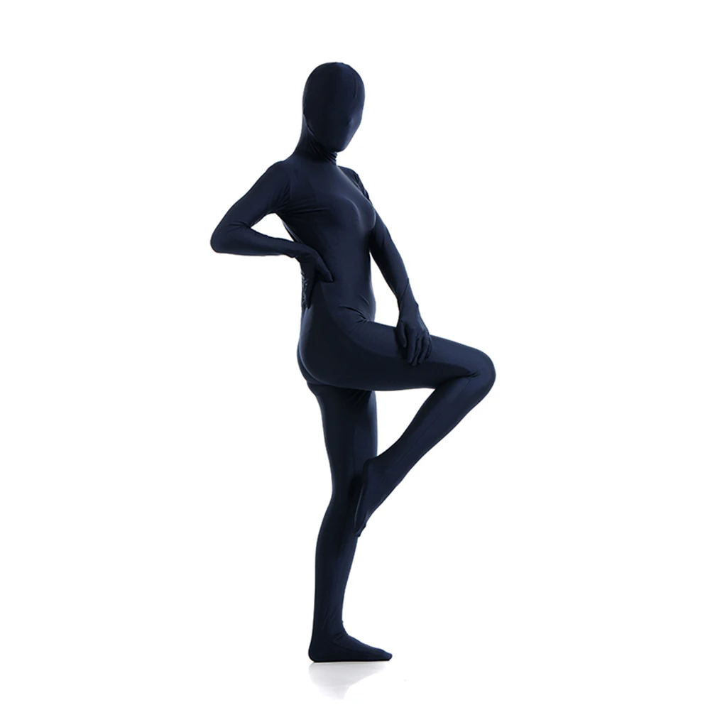 Индивидуальные костюмы Zentai для всего тела Хэллоуина с открытыми глазами и