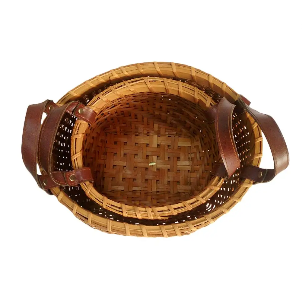 2 шт ручной работы деревянная корзина для хранения стружки пикника Корзина