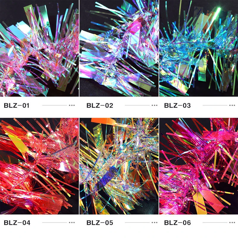 

1 Pcs 2021 New Glass Nail Paper Sticker Gradient Aurora Transfer Foils Shinning Mirror Wraps Nail Art Decoration 3D Designs DIY