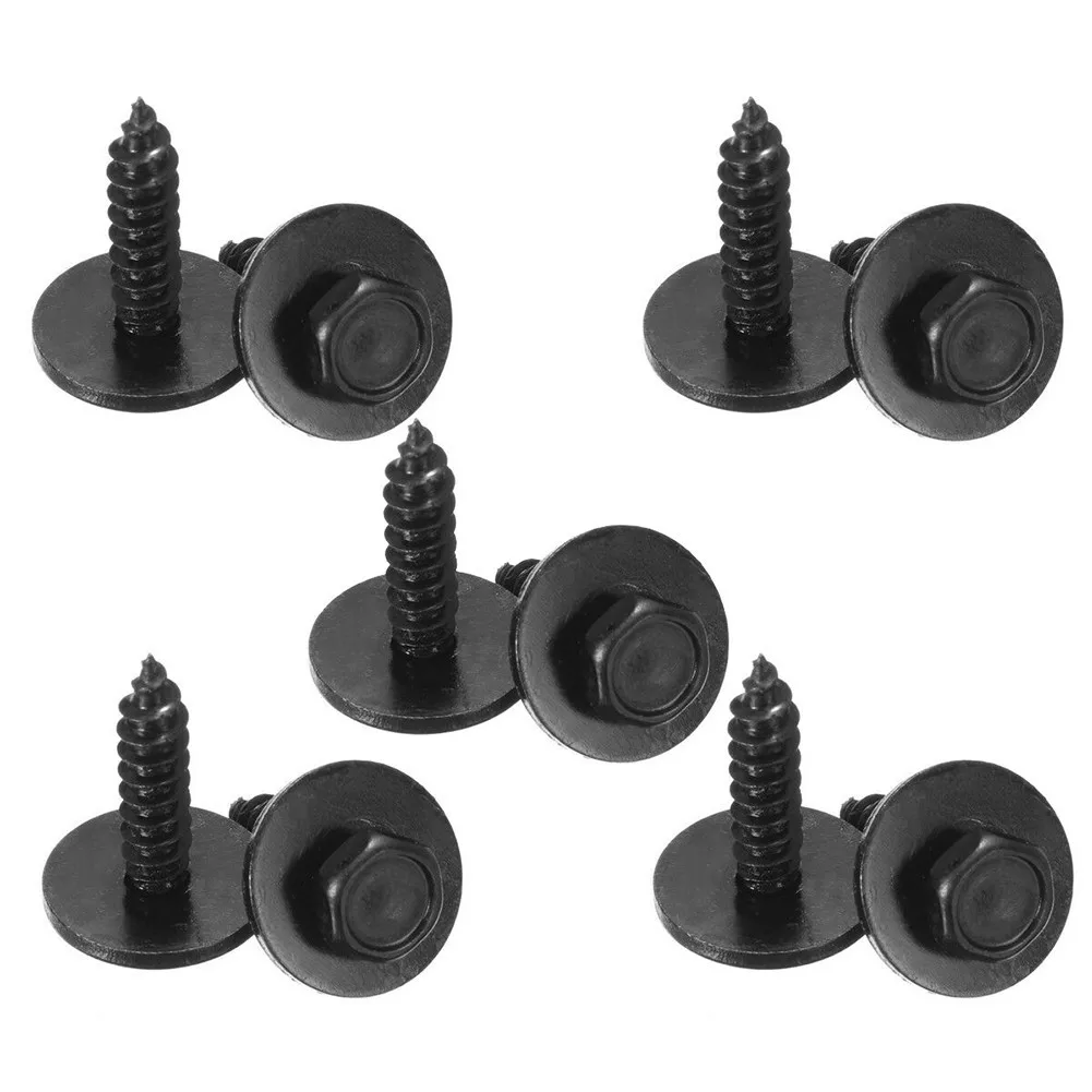 

10Pcs Screw 4.8 X 19mm Alloy 8mm Hex Head And Washer Self Tapping Tapper