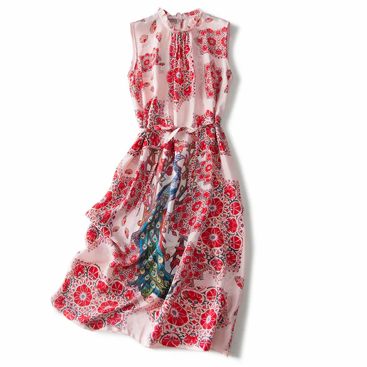 Новинка 2020 г. ушной воротник с открытым павлином из шелка тутового шелкопряда