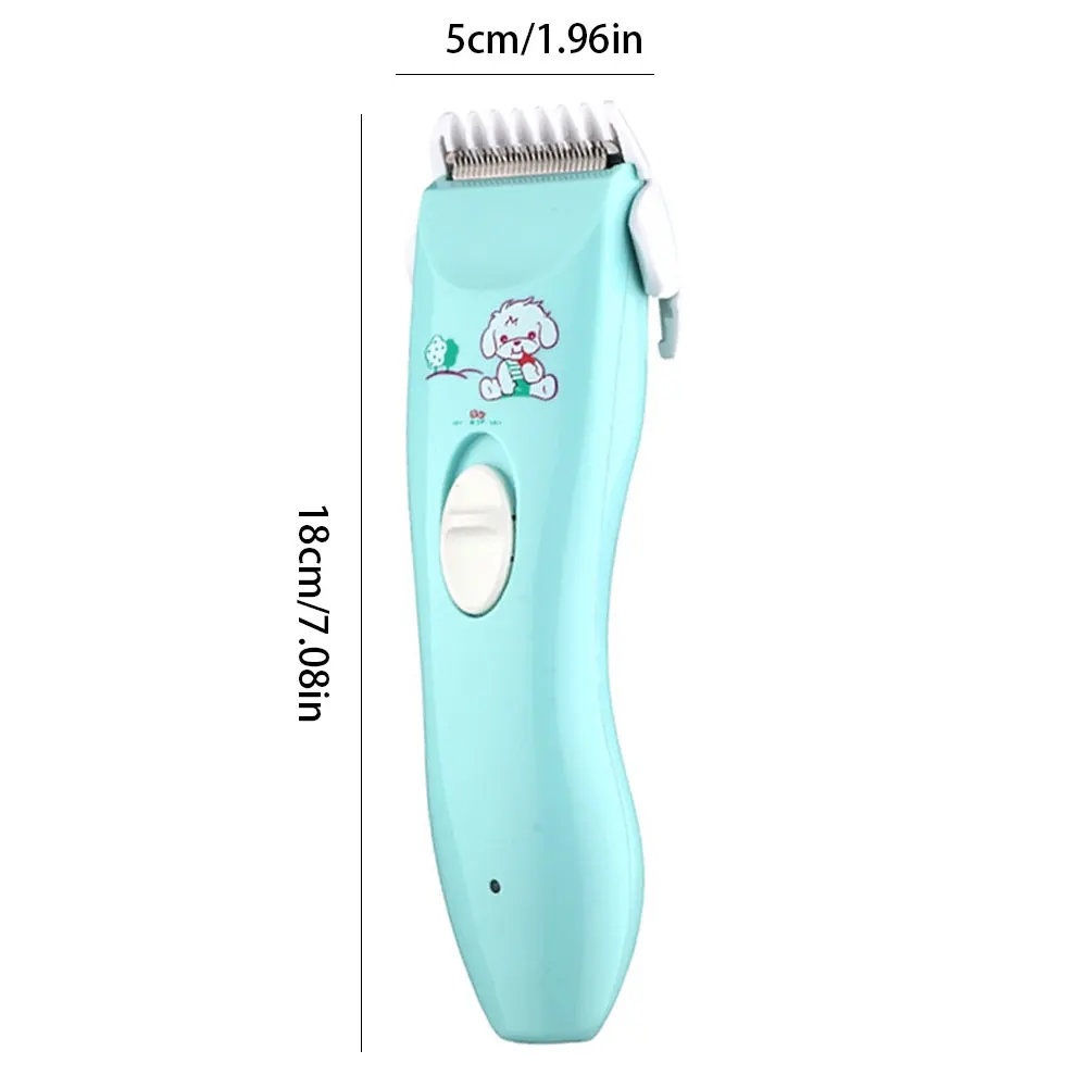 

Electric Hair Trimmer 400mAh Battery USB Rechargeable Baby Hair Clipper Waterproof Ceramic Steel Razor Hair Cutting For Baby