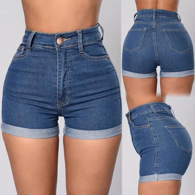 short jeans ajustadoa