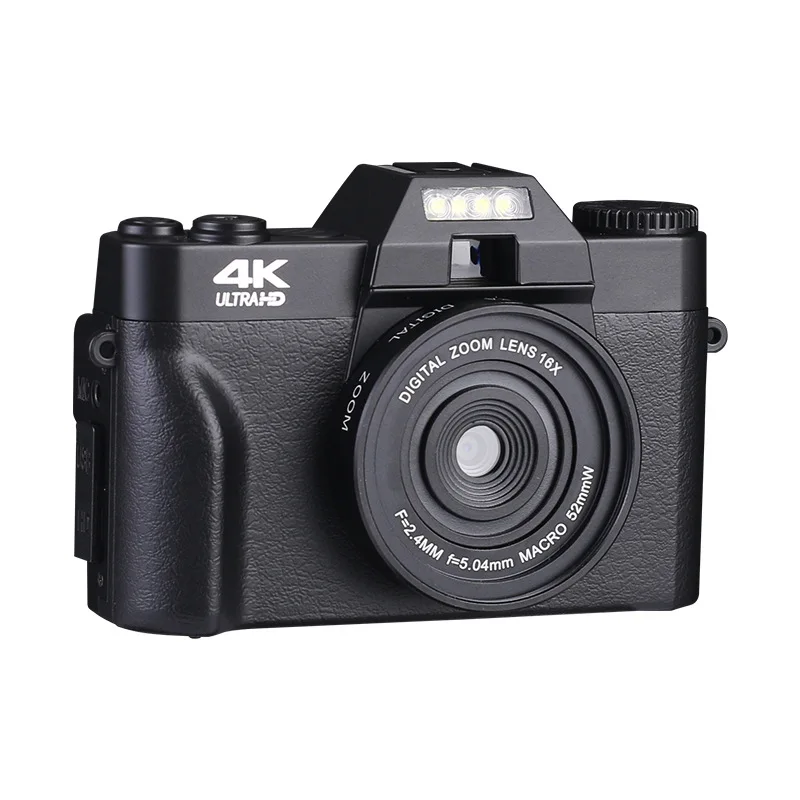 

New 4K HD Digital Camera vlog WIFI Video Camera Camcorder 30MP for YouTube Live Streaming 16X Digital Zoom Recording Camera