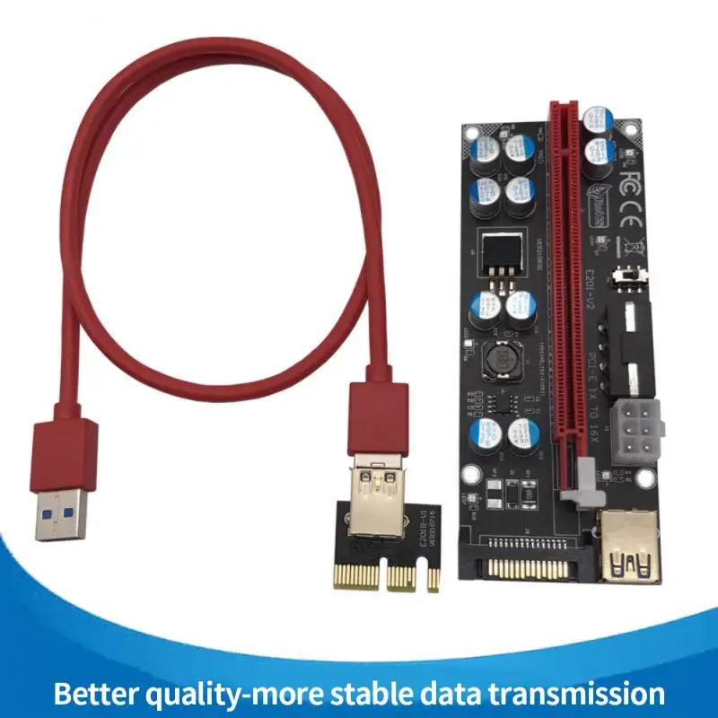 

3 шт., профессиональный удлинитель PCI-E Pcie, 1X 4x 8x 16x