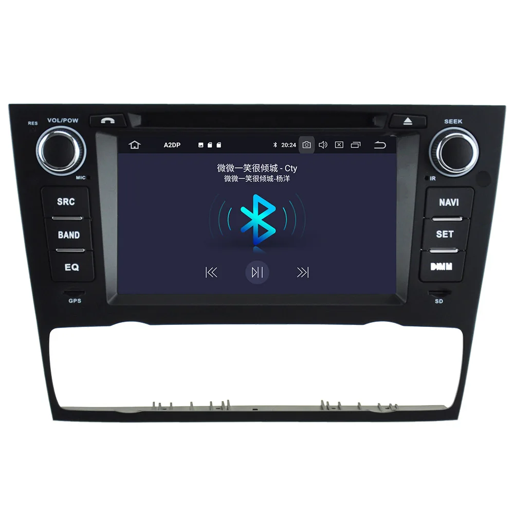 Автомобильный мультимедийный dvd плеер 4 ГБ 64 IPS DSP Android 10 GPS Авторадио для BMW/3