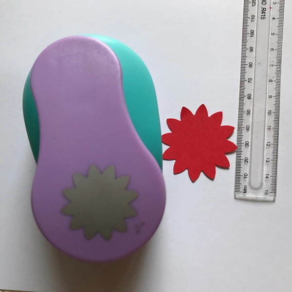 Прозрачный 2 ''Ремесло Удар Бабочка Diy Скрапбукинг Пробойники цветок Furador Perfurador резак бумаги Птица/Роза/лист - Цвет: flower