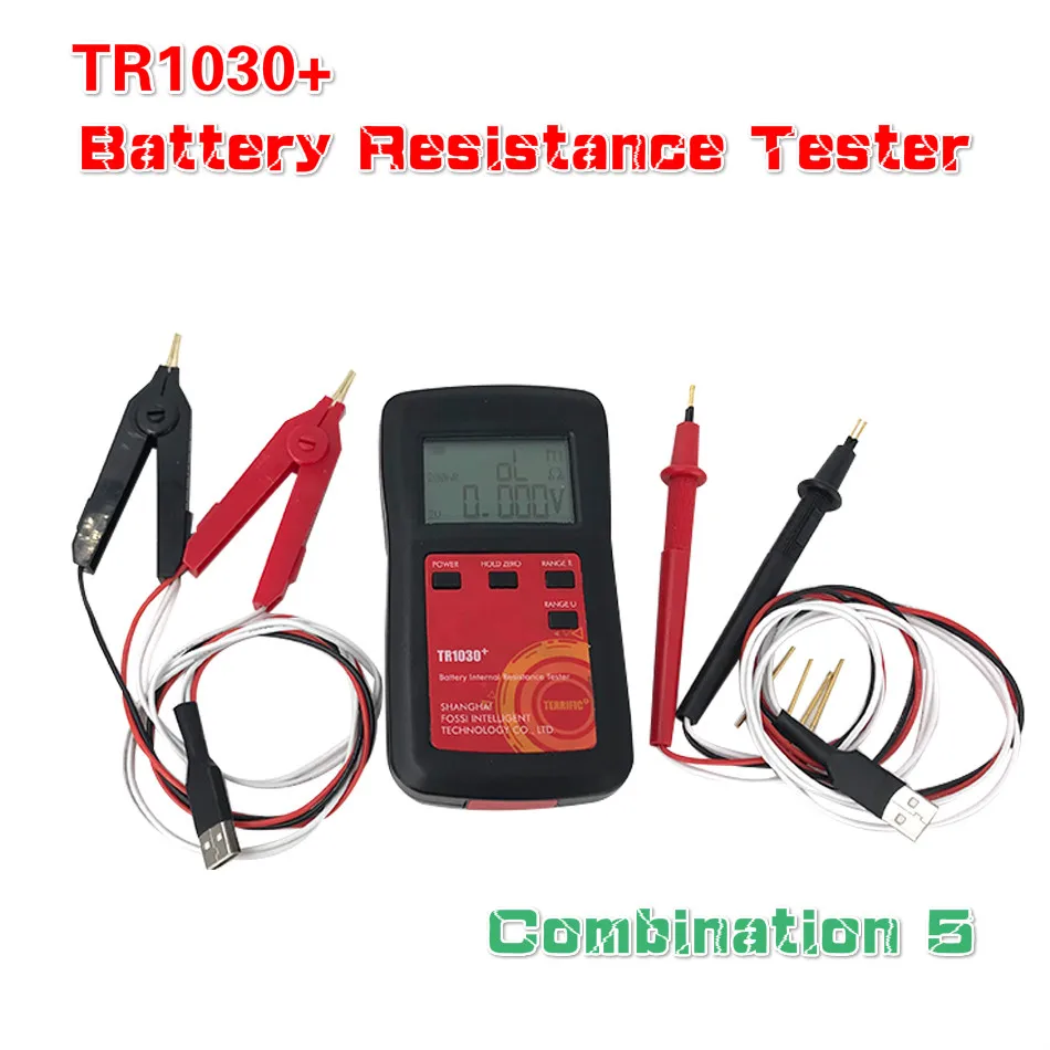 

Upgrade YR1030 Lithium Battery Internal Resistance Test TR1030 Electrical DIY 18650 Nickel Hydride Button Dry Battery Tester C5