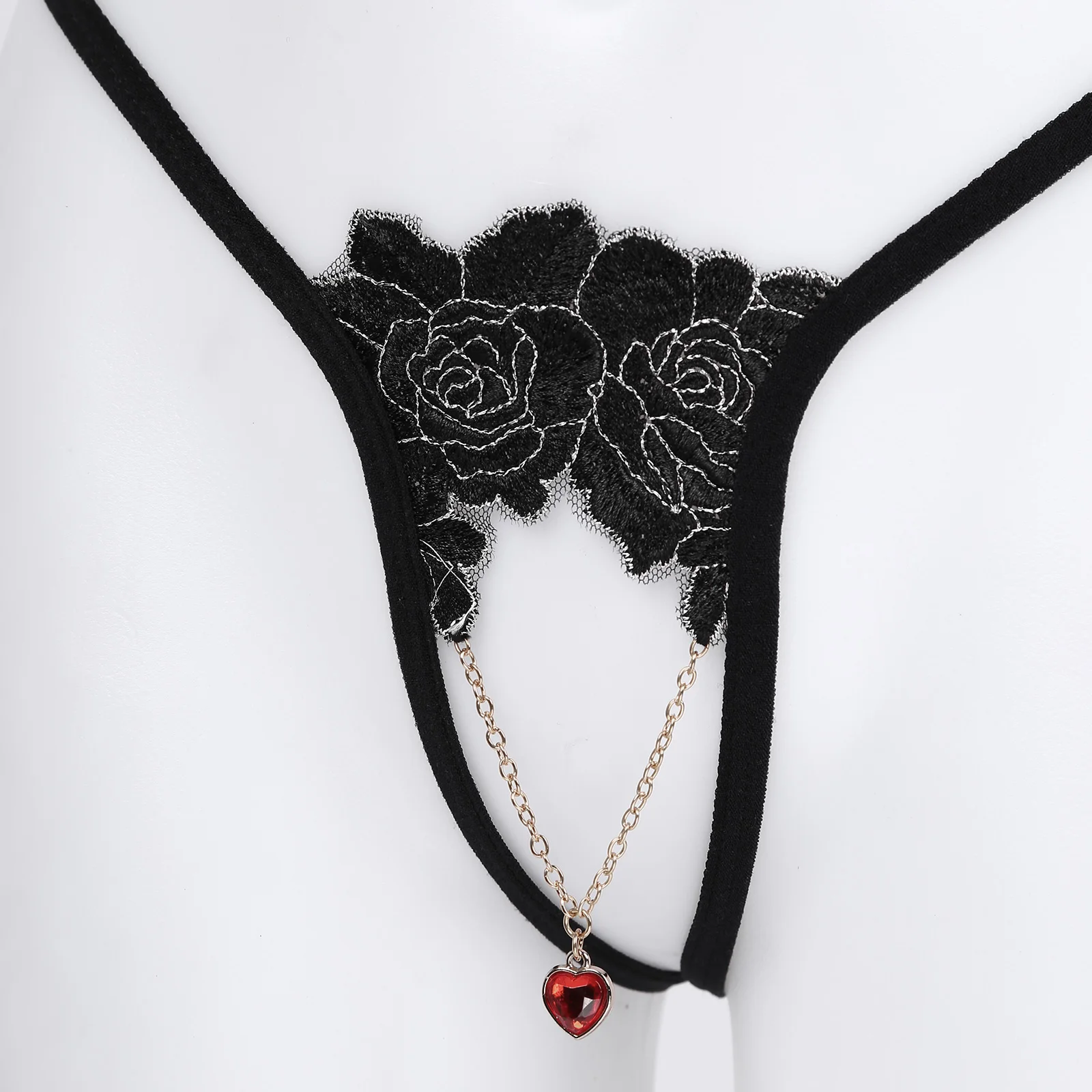 Мужские сексуальные трусы-брифы с вышивкой женские стринги низкой талией трусы