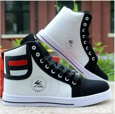 

Skateboarding Sneakers for Men Trendy Shoes Plus Size 47 48 Winter High Ankle Walking Sport Shoes for Men Skate Flats Sneakers