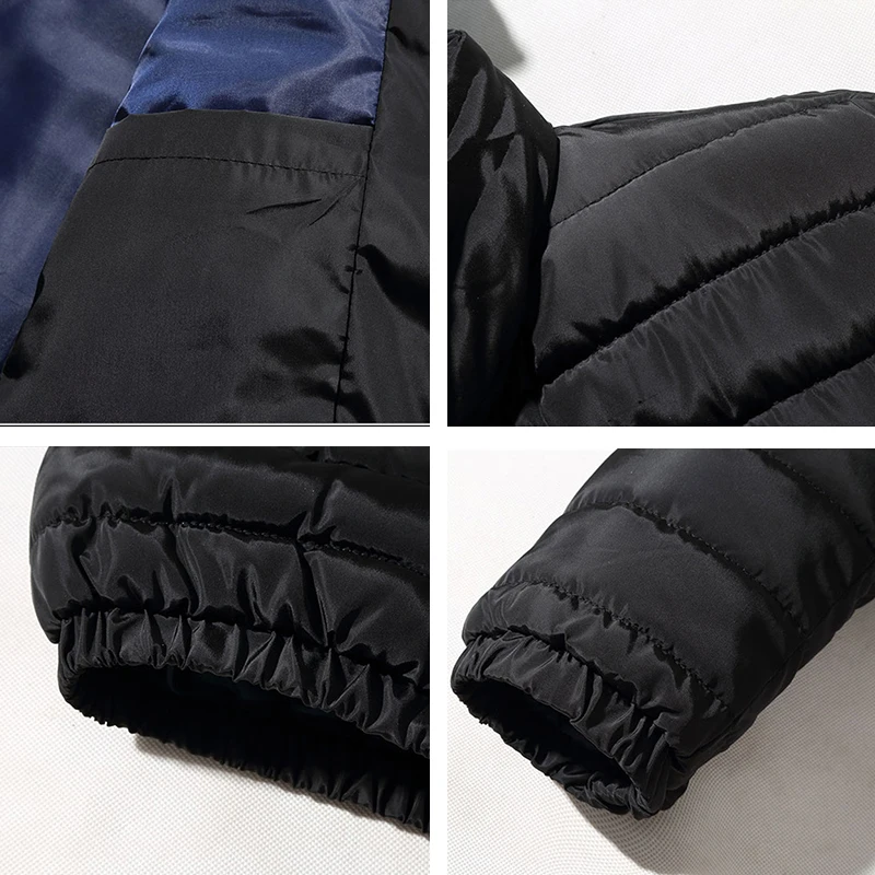 Мужская зимняя куртка большого размера 4XL 8XL теплое пальто со съемной шапкой