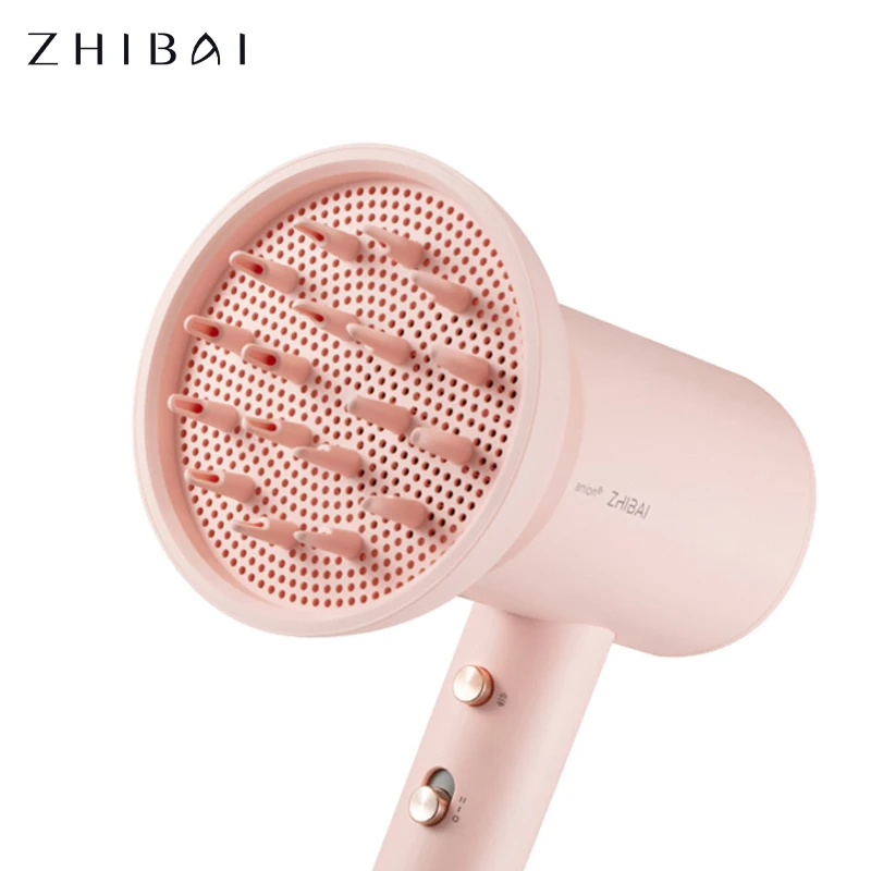 ZHIBAI Анион Фен для волос розовая Диффузия температуры Mi фен дома Дорожный