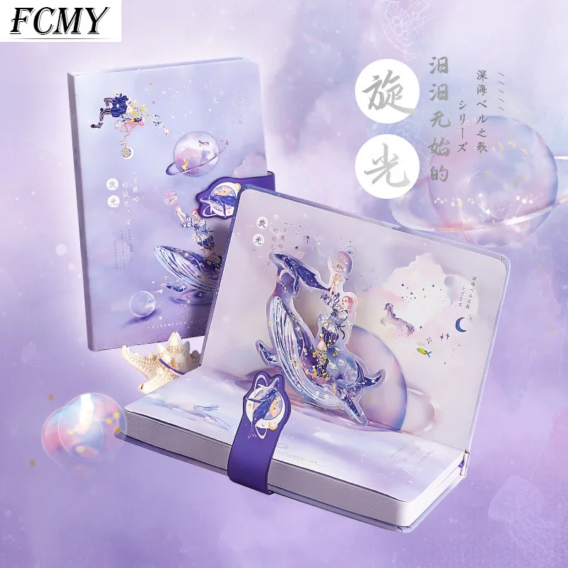 

Cute Diary Planner for Girl Student Kawaii Small Fresh Color Page PU Magnetic Agenda Journals Notebooks Stationery