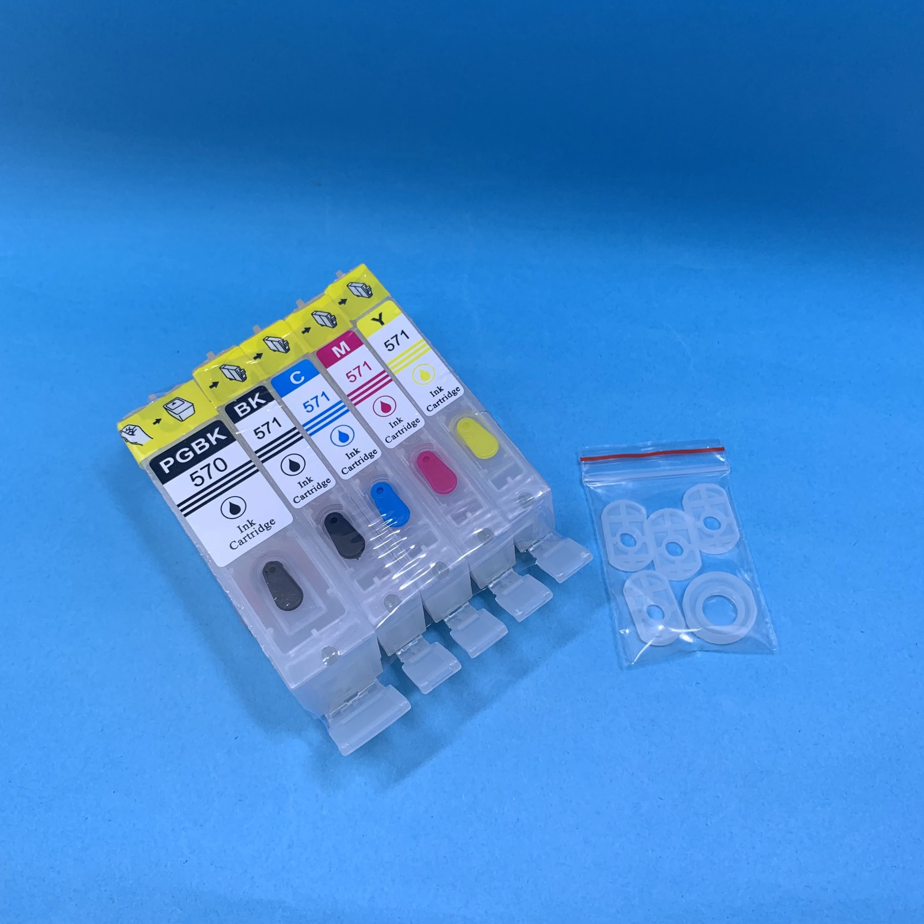 5 шт. картриджи для принтера Canon PIXMA MG5750 MG5751 MG5752 MG5753 MG6850 MG6851 MG6852 TS6050|ink cartridge|refillable ink