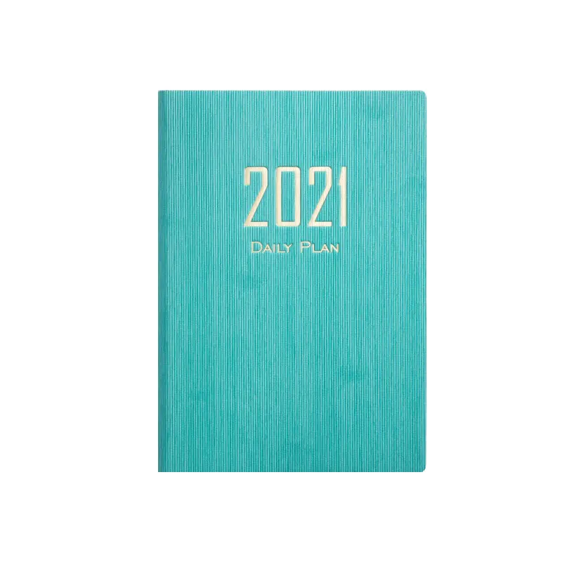 

2021 Planner Agenda Daily Weekly Monthly Planner Student Planner 2021 Calendar 8.2"X 5.6" Leather Cover FEA889