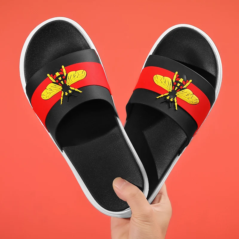 

Original Bathroom Slippers Men Non-Slip Home Slippers for Women Summer Indoor Slippers for Guests Soft Sole Garden Mens Shoes