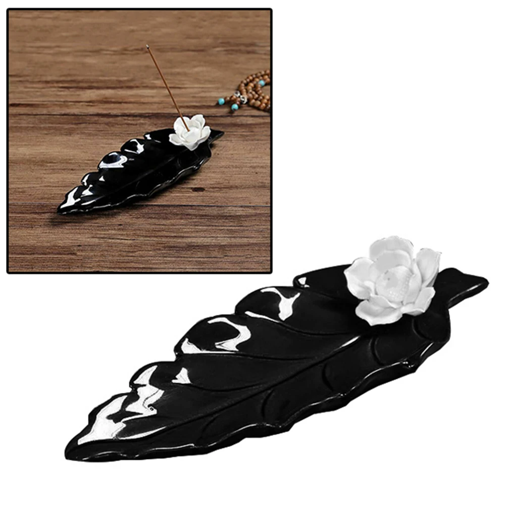 Керамическая белая горелка для благовоний в виде лотоса подставка ароматических