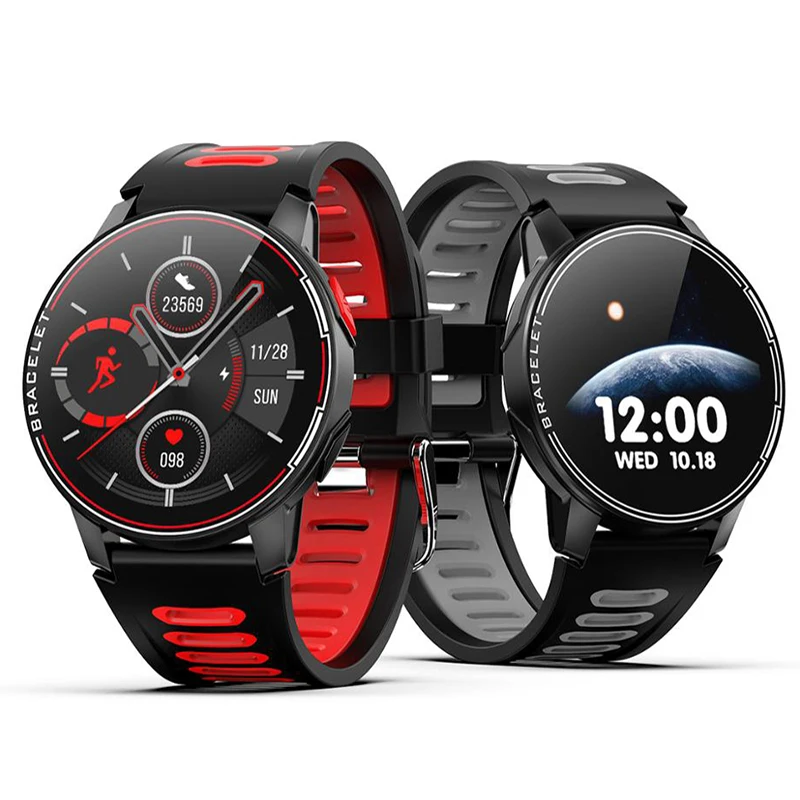 

2021 New 360mAh Smart Watch Sports Smartwatch Fitness Heart Rate Tracker IP68 Waterproof Women Men Smart Watch For iOS Android