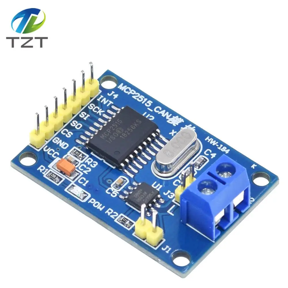 MCP2515 CAN шина Модульная плата TJA1050 приемник SPI для 51 MCU контроллер рычага Новинка|spi
