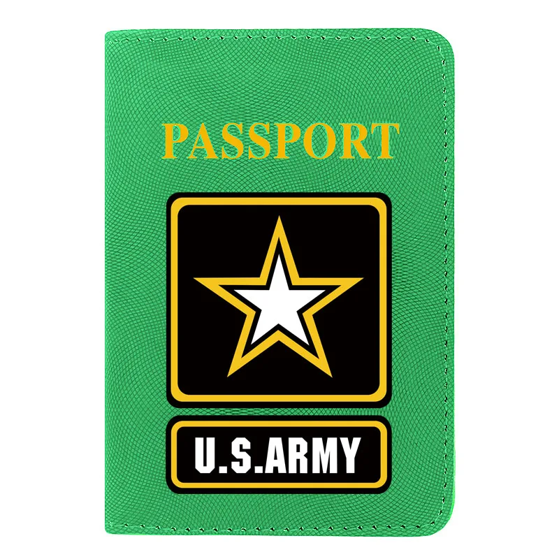 

Personality Passport Cover Fashion United States Army Travel ID Credit Card Holder Pocket Wallet Bags