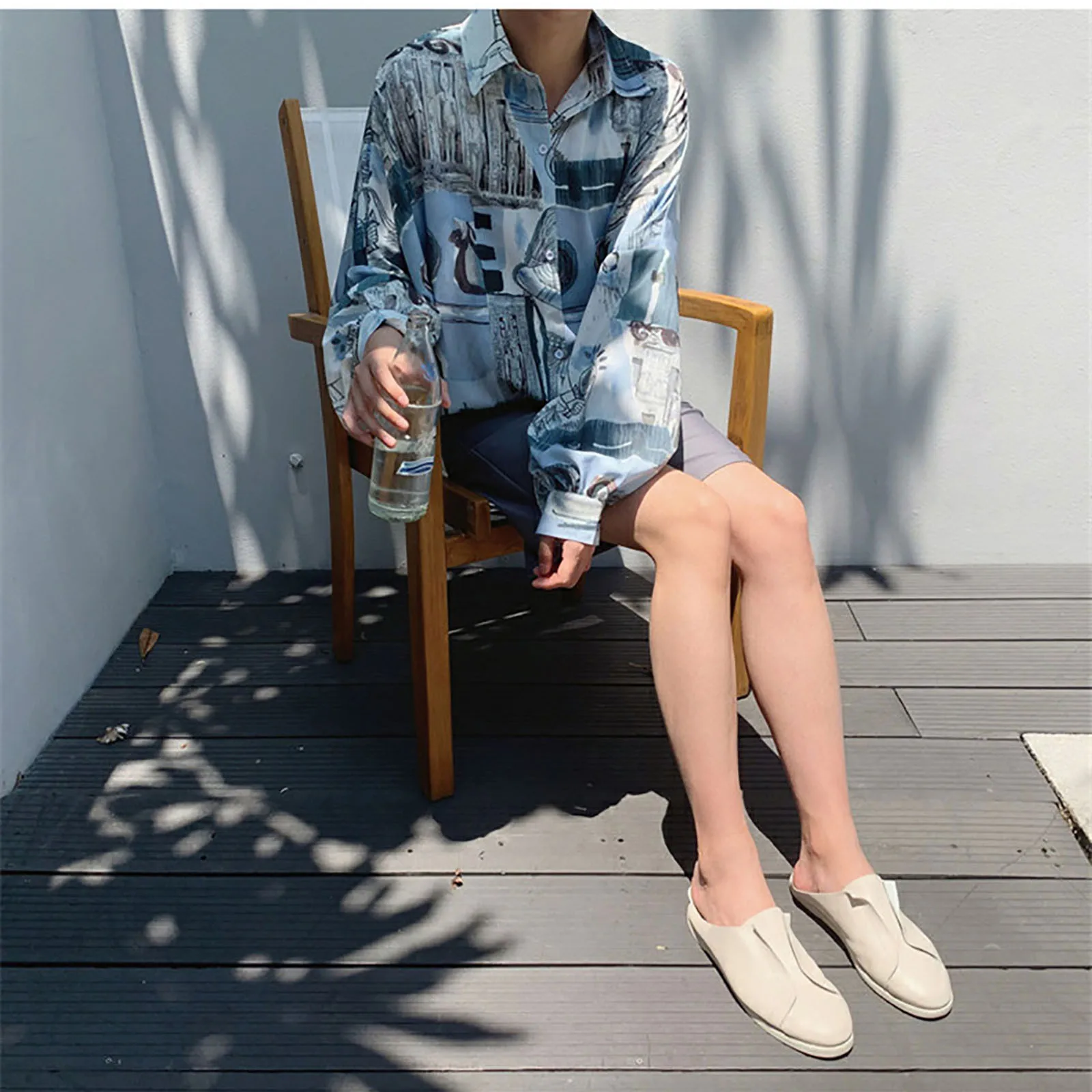 

2020 New Women Fashion Short Sleeve Vintage Cat Print Korean Shirt Casual Top Blouse Men And Women Retro Fashion Shirt