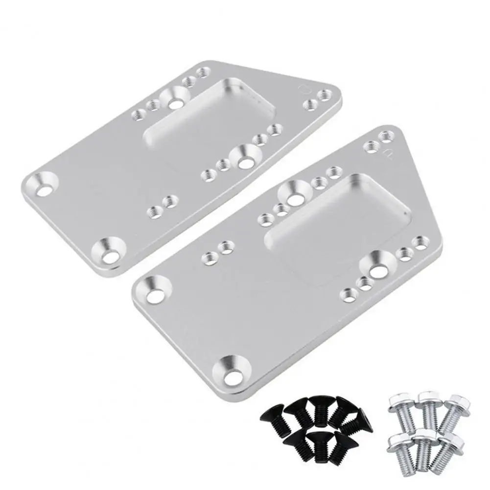 

2Pcs LS Professional Engine Mounts Billet Sturdy Aluminium LS Motor Mount Adapter Plates Car Accessories for Chevy