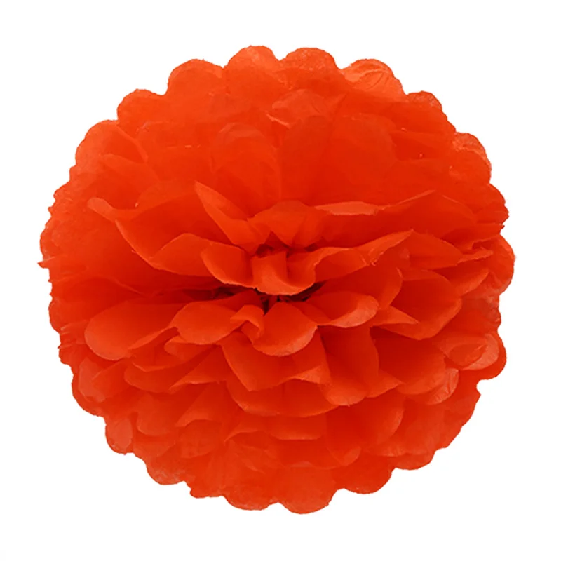 Dark orange День рождения Единорог вечерние украшения DIY Единорог рога ресницы ухо стикер 20 см бумага Pom Poms Baby Shower вечерние аксессуары для фона - Цвет: Dark orange