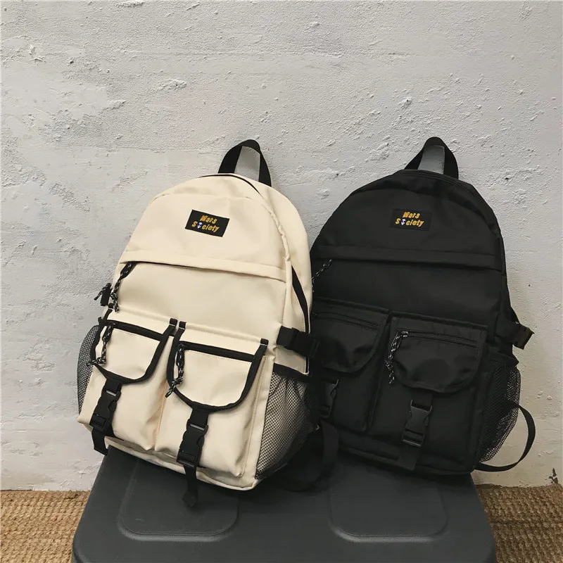 

Man Women Canvas Backpacks Ladies Shoulder School Bag Backpack Rucksack for Girls Travel Fashion Bag Bolsas Mochilas Sac A Dos