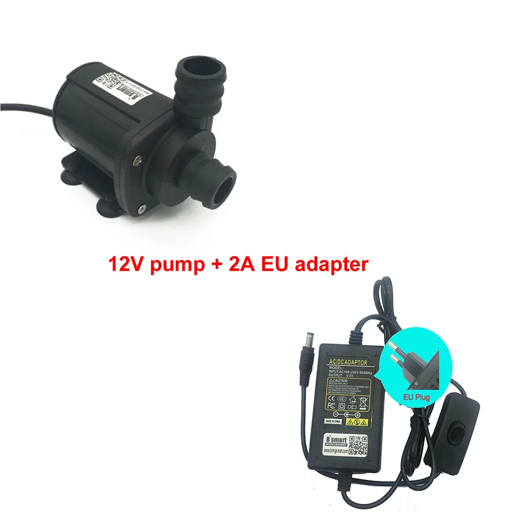 SR1000A маленький погружной насос 12V морская вода аквариум циркуляции 24V DC водяной