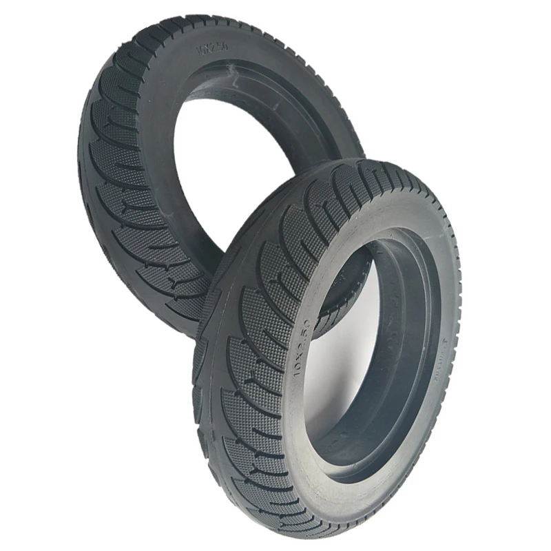 

10 Inch Electric Scooter Solid Tire 10X2.50 Air Free Rear Wheel Motor Tyre Anti-puncture Rubber Ebike Tires Ebike Accessories