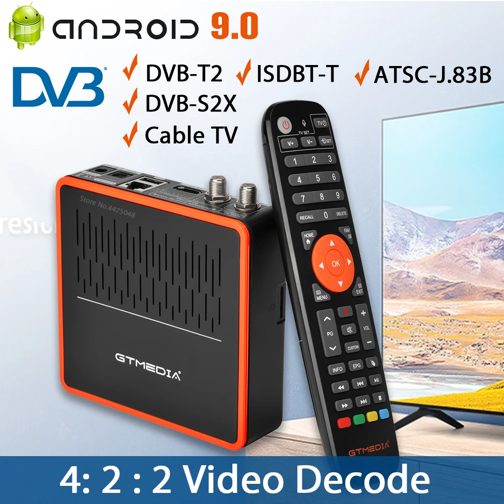 ТВ-приставка на Android спутниковый ТВ-ресивер GTmedia GTS/ pro GTMEDIA GTC/GTMEDIA GTCOMBO тюнер DVB Combo
