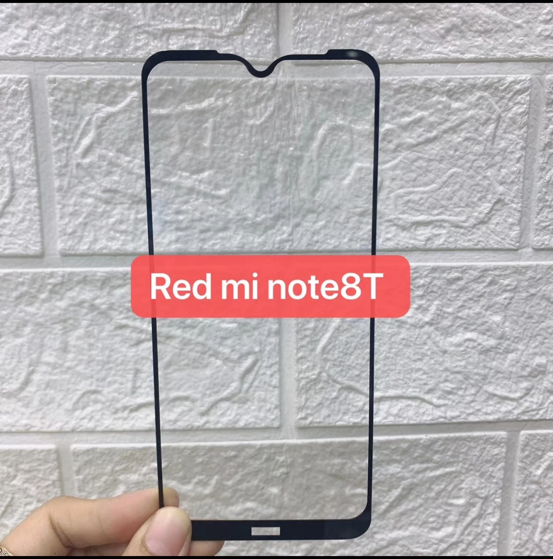 

50Pcs Tempered Glass For Xiaomi Redmi Note 8T Full Glue Screen Protector Film For Redmi Note 8t Full Cover Protective Glass 2.5D