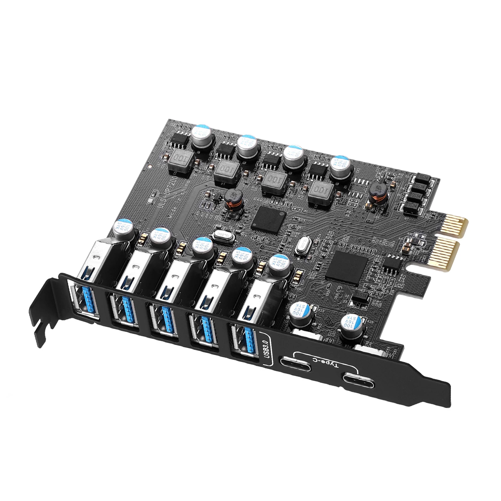 Плата расширения PCIE на 5 портов USB3.0 двойной порт USB3.1 Type-c PCI Express внутренняя карта USB