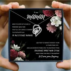 Ожерелье с сердцем для матери, женское ювелирное изделие для моей мамы на день рождения, подарок на день матери, ожерелье