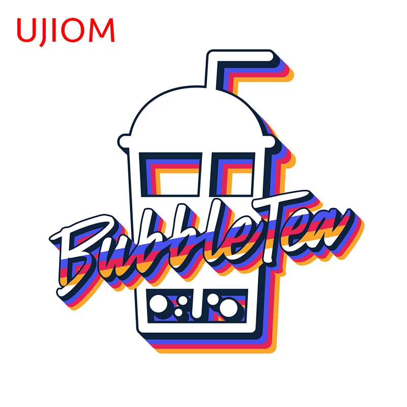 Наклейки на стену UJIOM в виде чайного пузыря, украшение для дома, спальни, наклейки для украшения, Настенные обои для дома и кухни, устойчивые к царапинам