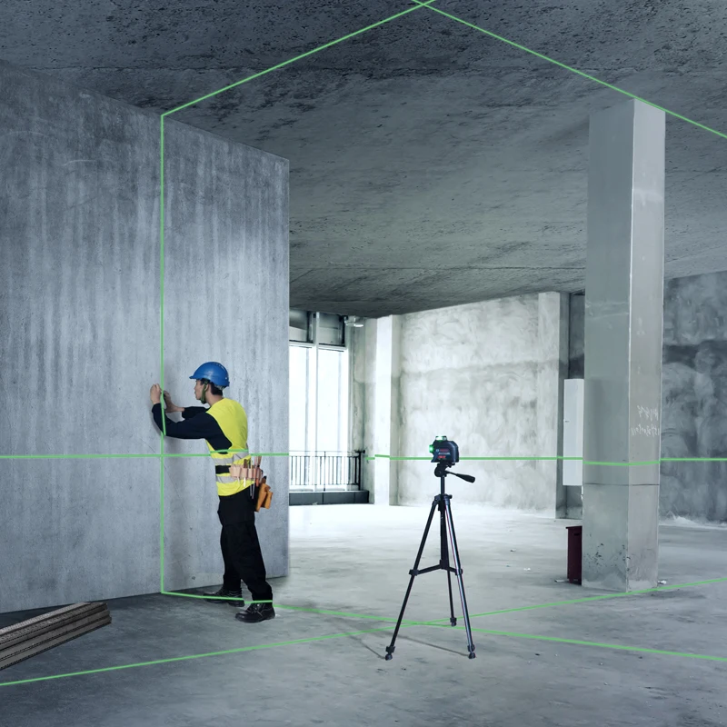Bosch Laser Level Green 12 Lines Projection Line With Auto Self-Leveling For Home Decoration Outdoor Available | Инструменты
