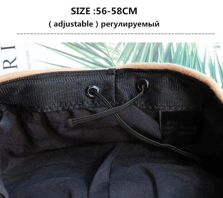 

Auutmn sombreros de invierno para las mujeres plano liso Octagonal gorra de repartidor de los hombres casuales de las