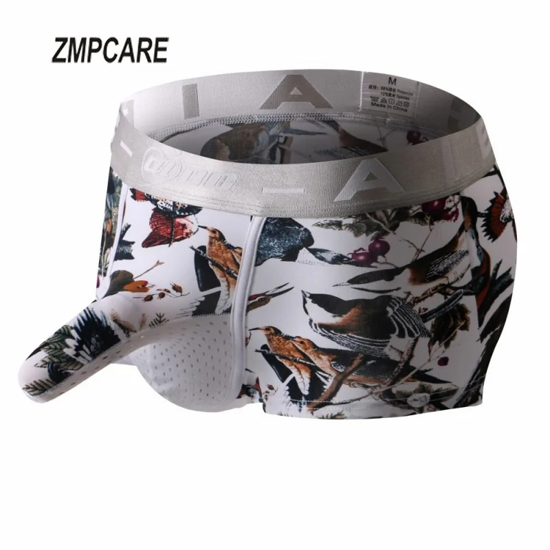 Нижнее белье с изображением слона мужские трусы из вискозы сексуальное