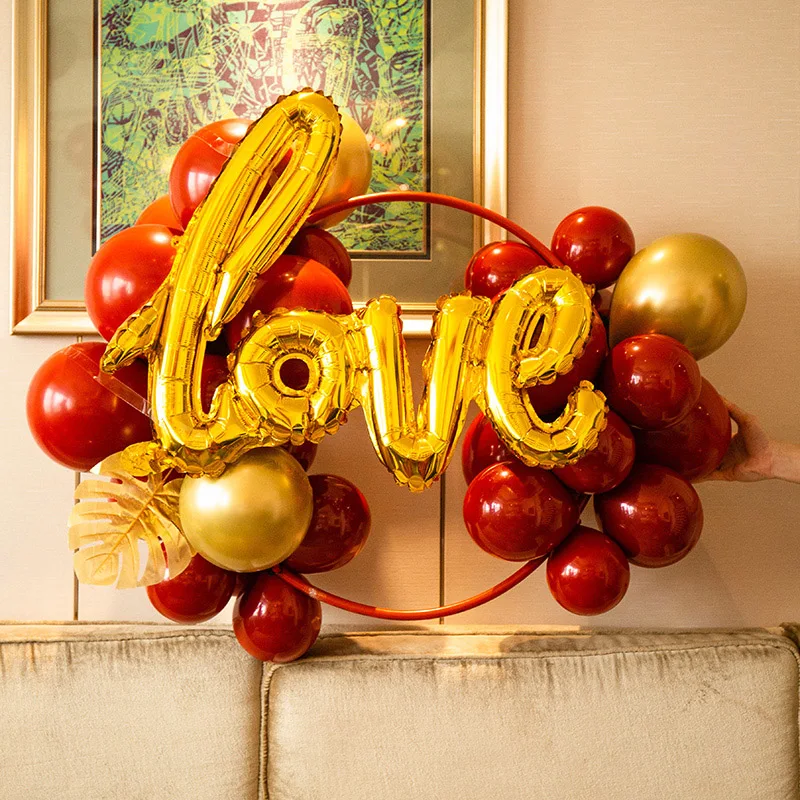 58/78 см круглый воздушный шар обруч венок арочное кольцо для вечеринки в честь