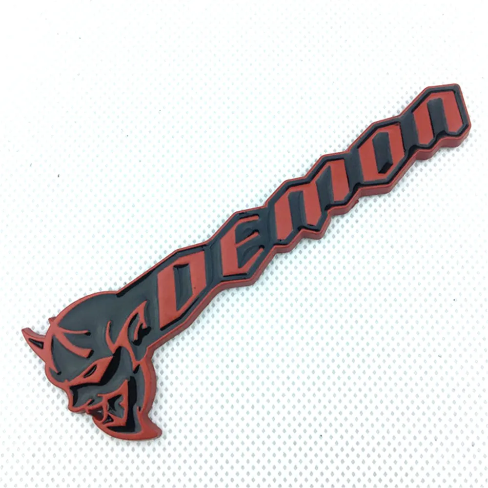

1PC DEMON Hell Cat Metal Car Sticker Emblem 3D Badge Dacal Fender Side Exterior Auto Accessories