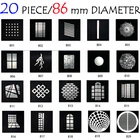 20 шт. 86 мм большой диаметр GOBO Studio Live Photography Partner проекция тени шаблон реквизит тема обложки журнала