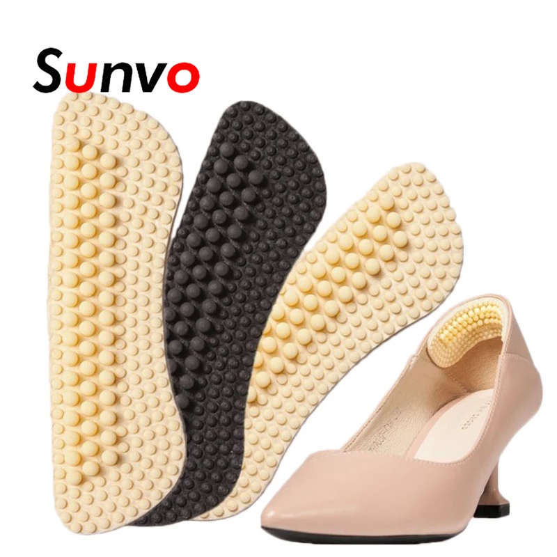 

Soft Silicone Massage Sticker Silica Gel Fabric Shoe Pad High Heels Liner Grip Back Heel Insert Anti-wear Foot Care Shoe Cushion