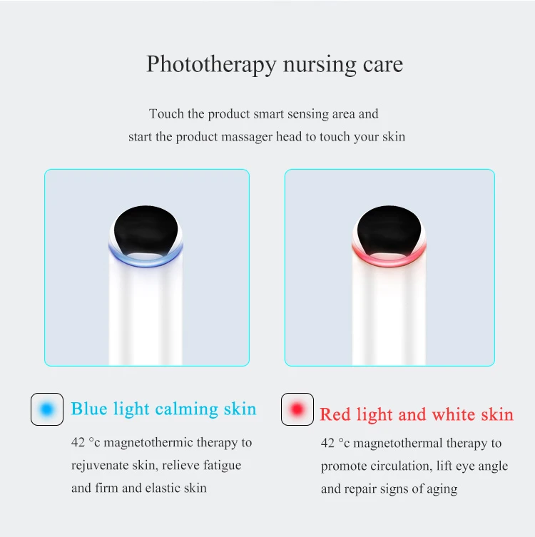 Electric Eye Massager IPL Face Skin Care Tools Iontophoretic Beauty Instrument Warm Machine Mini Device | Красота и здоровье