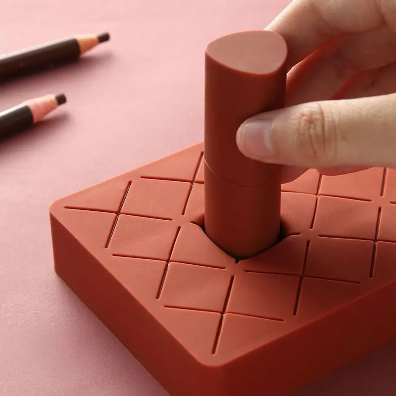 

Cosmetic Silicone Display Box Lipstick Storage Box Lipstick Storage Holder Desktop Eyebrow Pencil Storage Box