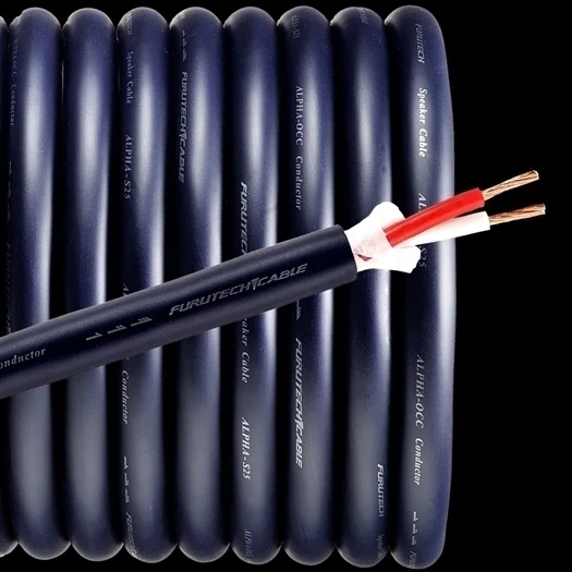 Одна пара 1,5 м кабель для динамика с отделкой FURUTECH Alpha S25-40 PCOCC кабель Furutech GS200B Банановый штекер