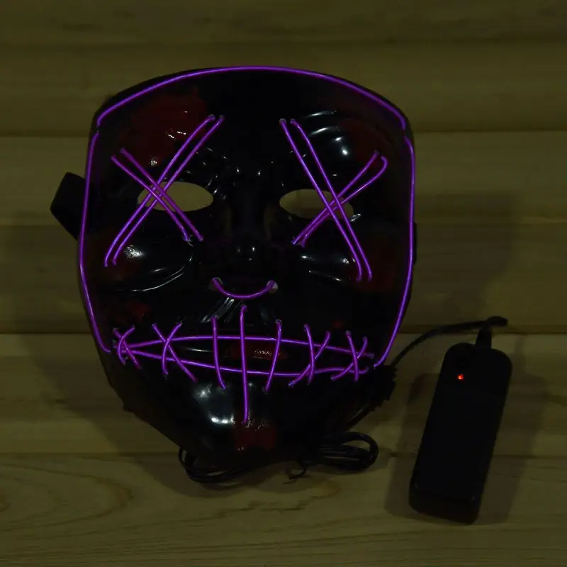 1 шт. неоновая Маска Косплей тушь для ресниц ужас маскарадные Светящиеся в