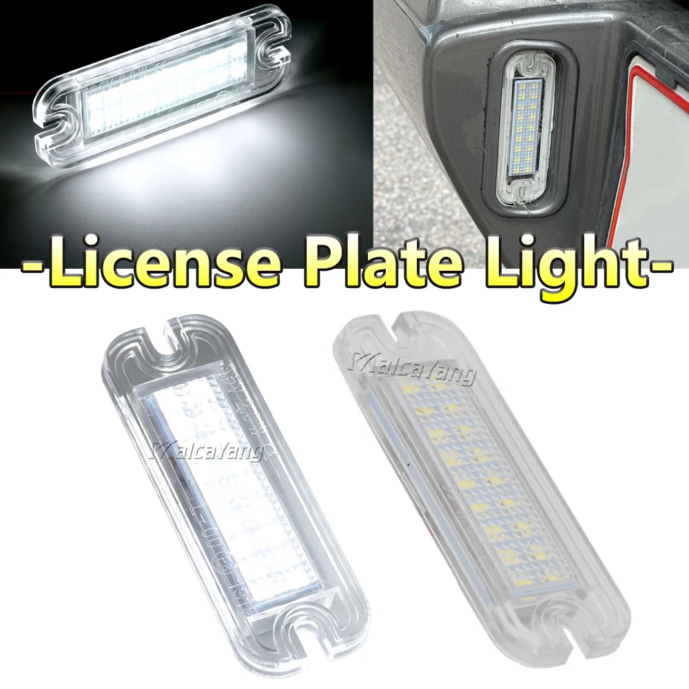 

2PCS No Error LED License Plate Light For Mercedes Benz G-Class W463 G500 G550 G55 G63 G65 AMG Car Number Lamp OEM A4638200356