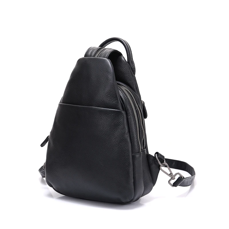

anti-theft Travel Backpack Women Bagpack Real Leather Messenger Chest Bag Fashion Backpack For Teenage Girls Sac A Dos Mochilas