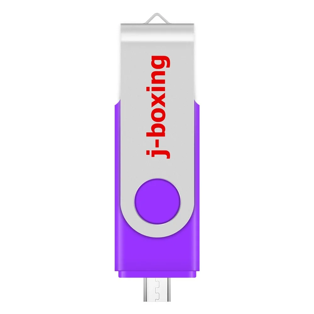 J-boxing фиолетовый OTG USB флэш 16 Гб Флешка двойной порт памяти Micro USB флэш-накопитель для смартфонов samsung huawei LG планшет